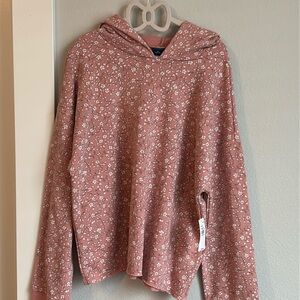 Old Navy girls floral hoodie